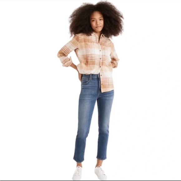 Madewell Stovepipe Jeans in Dearham Wash size 26 NC348 Holiday 2021 - Picture 4 of 15